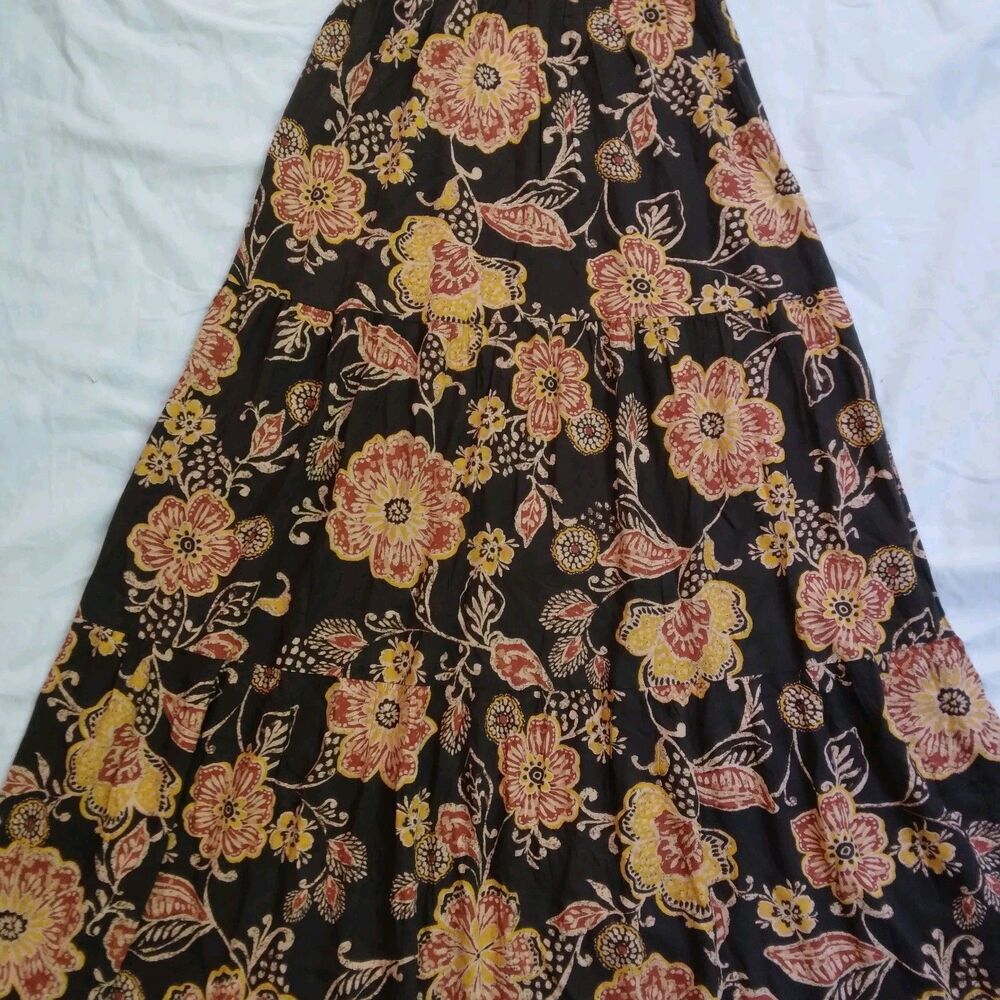 Patrons of Peace Thalia Floral Maxi Dress Boho Festival Cottage Core Festival M - Picture 6 of 14